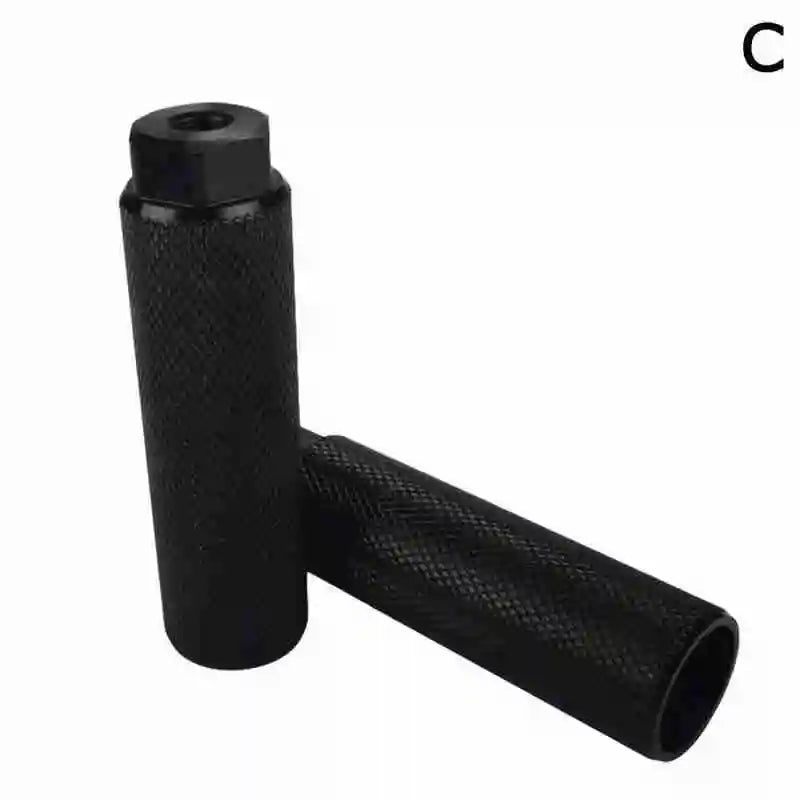 1 Pair Non Slip Mtb Bike Footrest Lever Aluminum Alloy Axle Pedal Rear Bmx Pegs Foot Pegs Stunt Foot Bicycle Cylinder Front