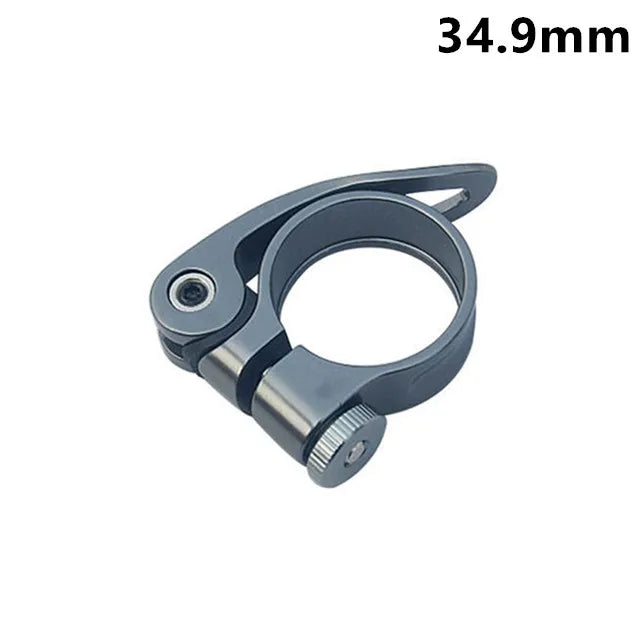 1Pcs Bike Seat Post Clamp 31.8mm 34.9mm Aluminum Alloy Seat Tube Clip Bicycle Quick Release Seatpost for Mountain Tube Bike