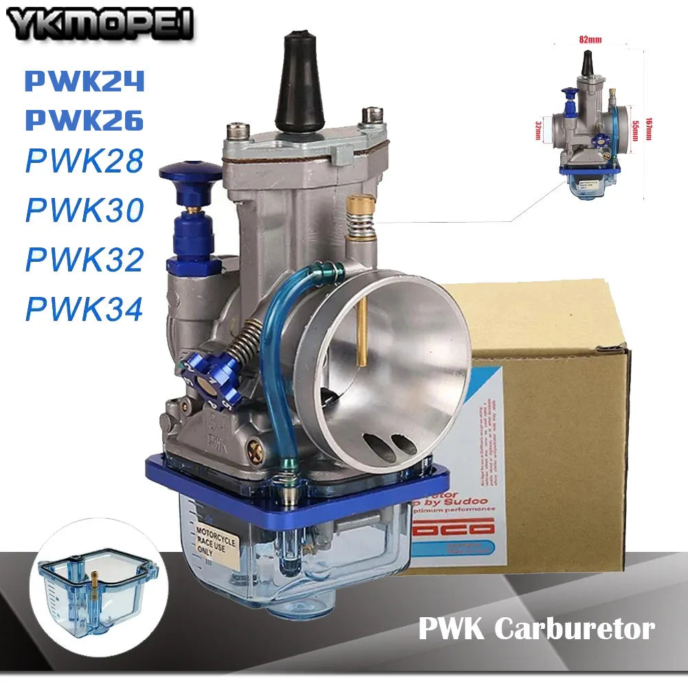 PWK 28-34mm Fuel-Saving Carburetor for 125cc-300cc ATV, Dirt Bike & Motorbike