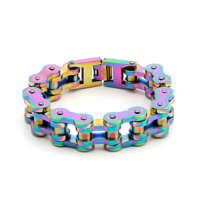 Thick 316L Titanium Steel Bicycle Chain for Men