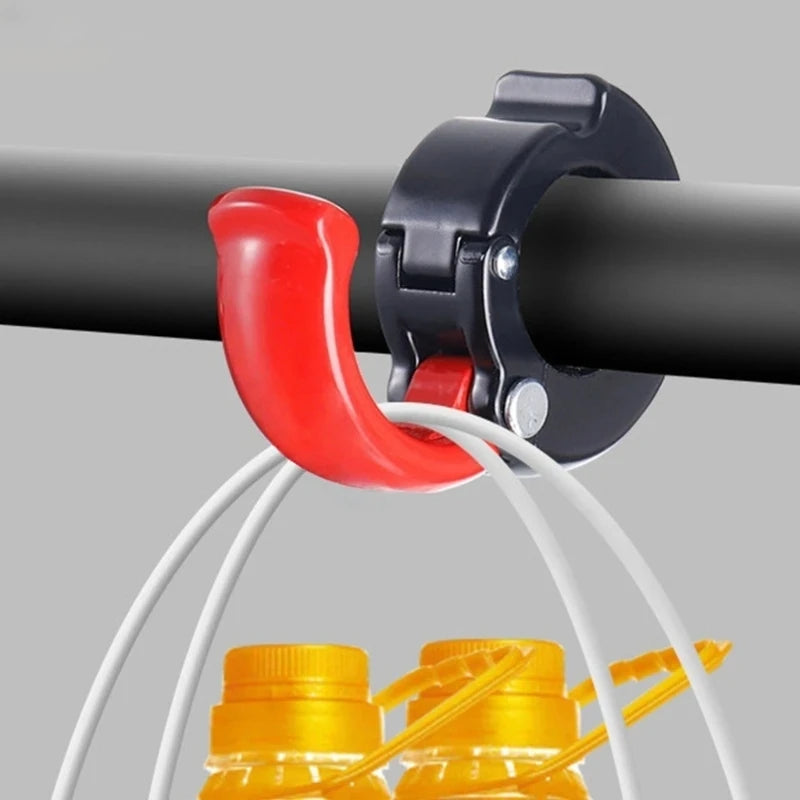Universal No Drill Bicycle Handlebar Hook Multifunctional Helmet Bag Hanger Cycling Accessory Fit MTB E Bike Road Bike Scooter