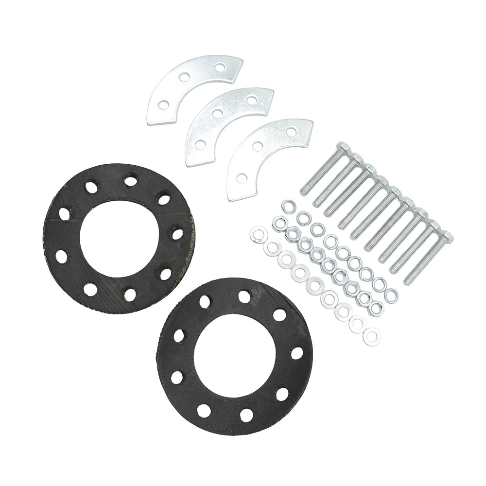 44T Rear Drive Sprocket Mount Pad Kit 415 Chain Fit 49cc 50cc 66cc 80cc Motorized Bicycle Engine Replacement Sprocket Set