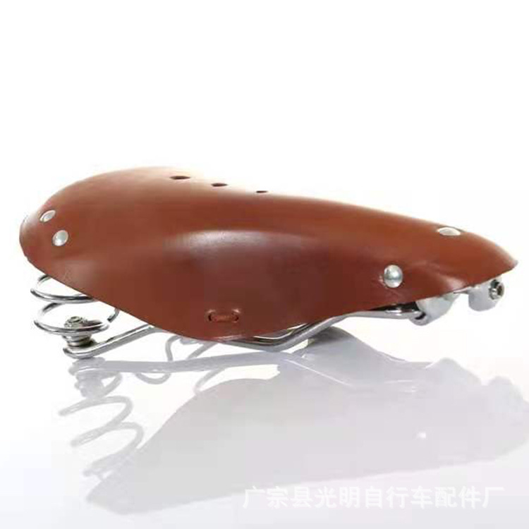 Cowhide Seat for Mountain Bicycle