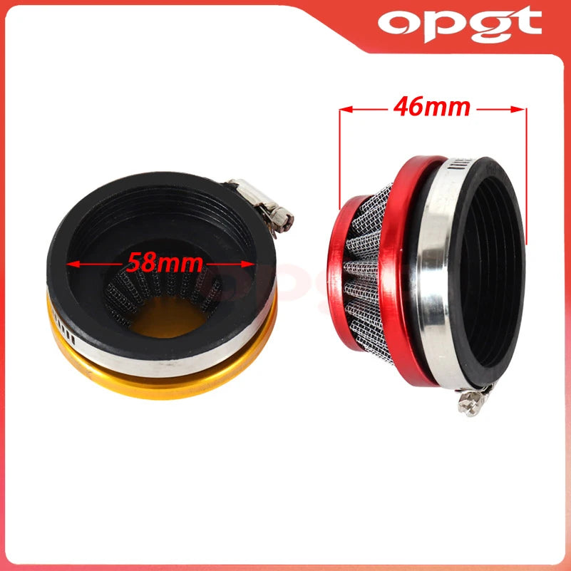 49cc 19mm Performance Carburetor with Air Filter for 2-Stroke 49cc–80cc Mini Pocket Bike