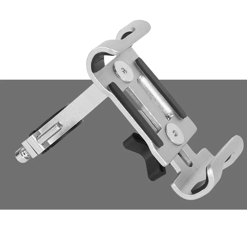 Universal 360 Rotate Metal Motorcycle Bicycle Phone Holder Aluminum Alloy Anti-slip Clip Bracket GPS Bike Phone Stand For Phone