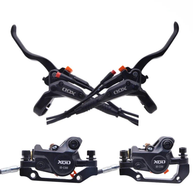 Original E-bike Brake Hydraulic Disc Cut Off Power Brake XOD 2Pin Waterproof Plug DIY Assembly Ebike Scooter Front Rear Brakes