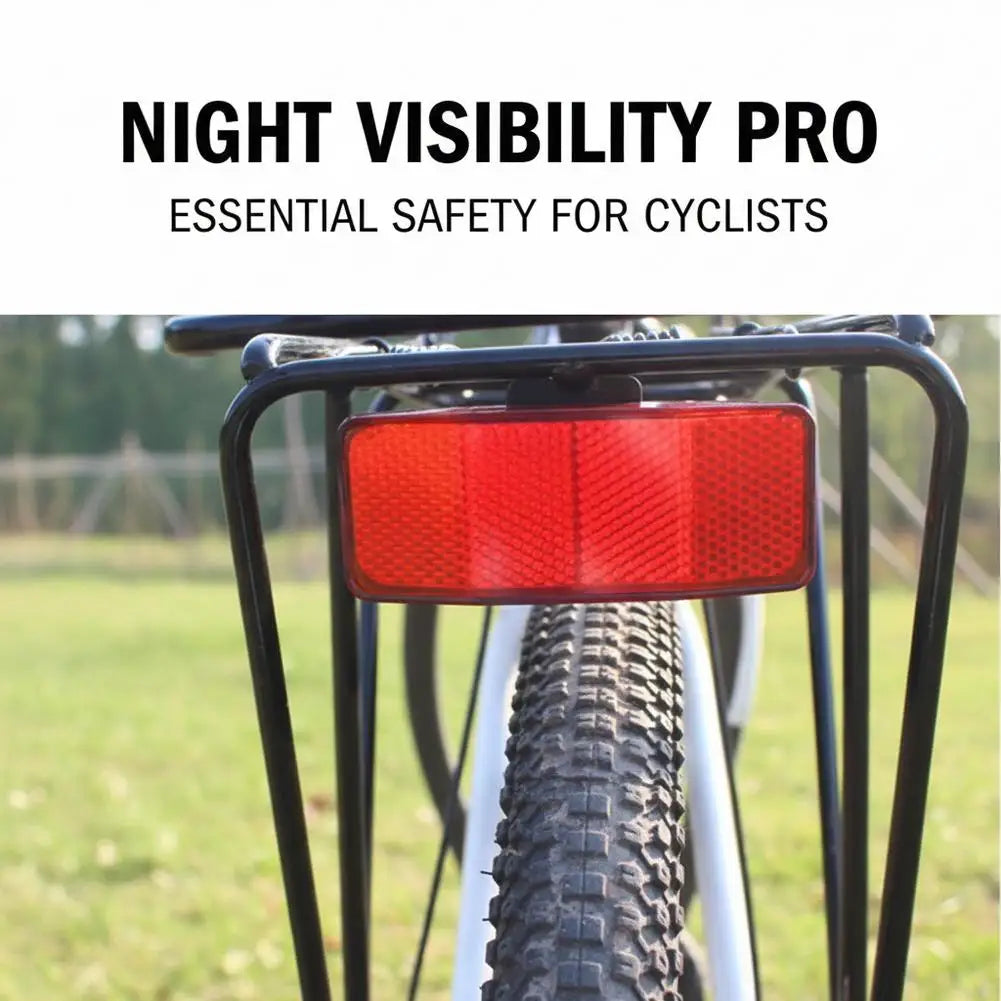 Bike Reflector Rear Tail Light Warning Lamp for Bicycle Rack MTB Road Cycling Safety Equipment Night Riding Accessory