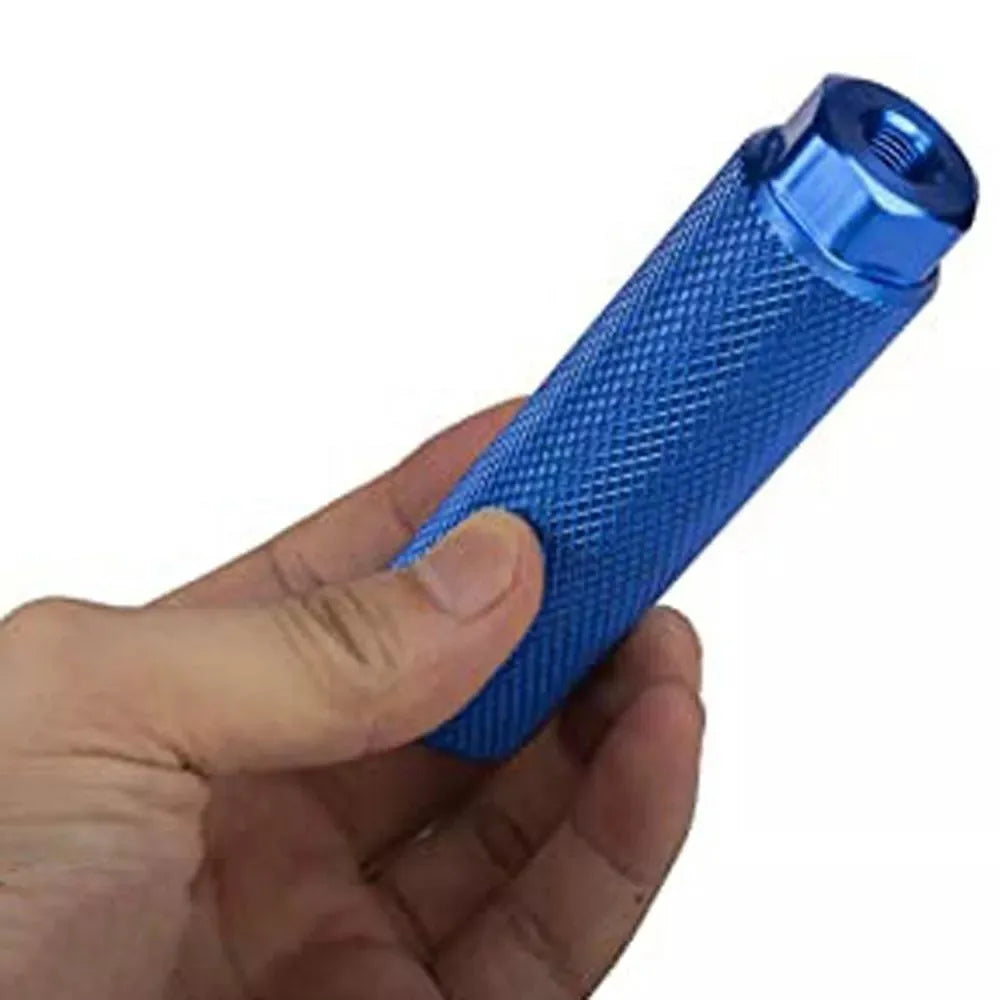 New 2Pcs Durable Anti-Slip Bike Pegs Lightweight Cycling Parts Bike Foot Rest Aluminum Alloy Bicycle Accessories Fit 3/8 Inch