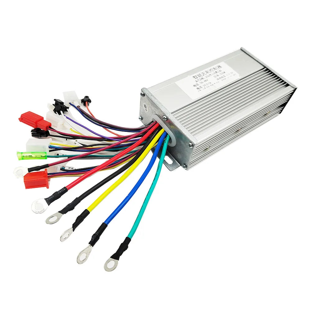 500W BLDC Brushless Square Wave E-Bike Motor Controller 36V 48V 60V for Electric Bicycle, Scooter & Trike