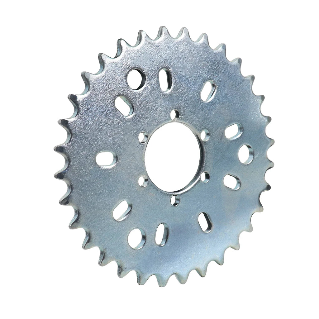 415 32T Rear & 10T Front Sprocket & Chain 110 Links for 49CC 60CC 80CC Motorized Bicycle Bike Moped Chain 9 Hole Sprocket Kit