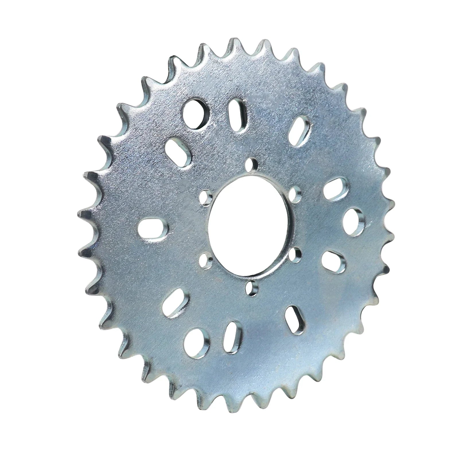415 32T Rear & 10T Front Sprocket & Chain 110 Links for 49CC 60CC 80CC Motorized Bicycle Bike Moped Chain 9 Hole Sprocket Kit