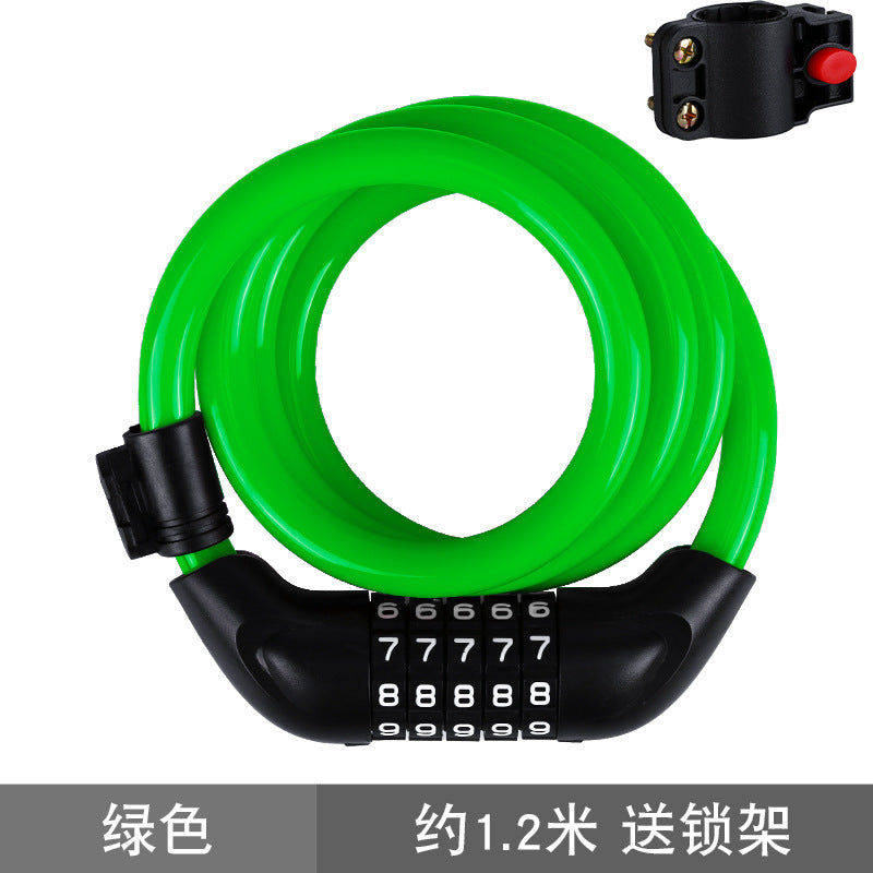Colorful Combination Lock for Bicycles and Motorcycles