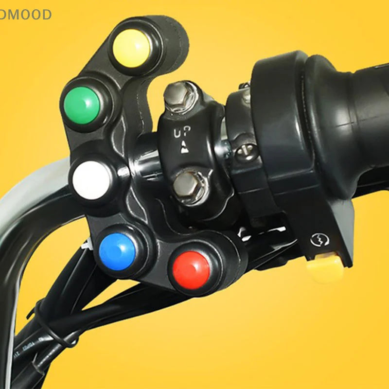 7/8" Universal Motorcycle Switch Electric Bicycle Headlight Handlebar Switches Fog Lamp Horn Turn Signal Handlebar Switches