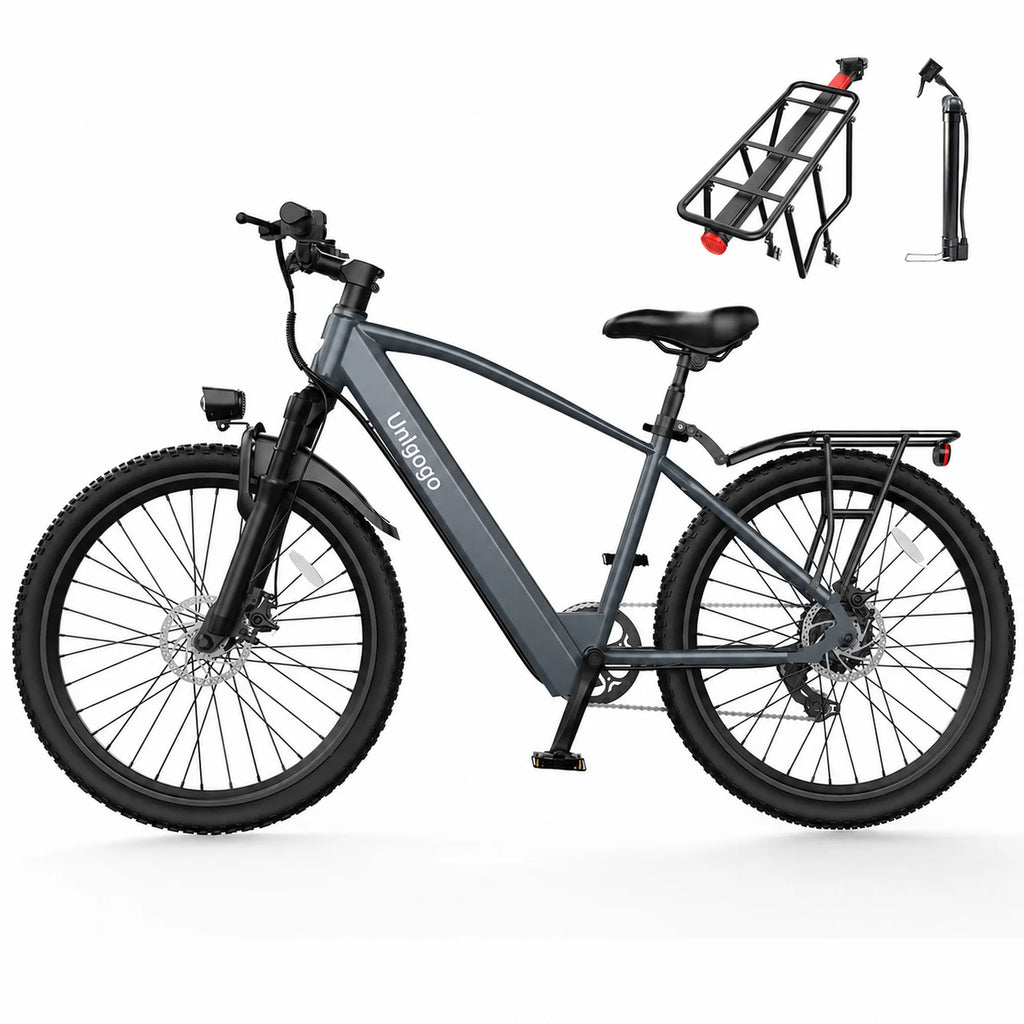 L26 36V 250W Electric Bike 24" Aluminum Alloy Frame E-Bike 7 Speed Smart Pedelec Adult City Electric Bicycle