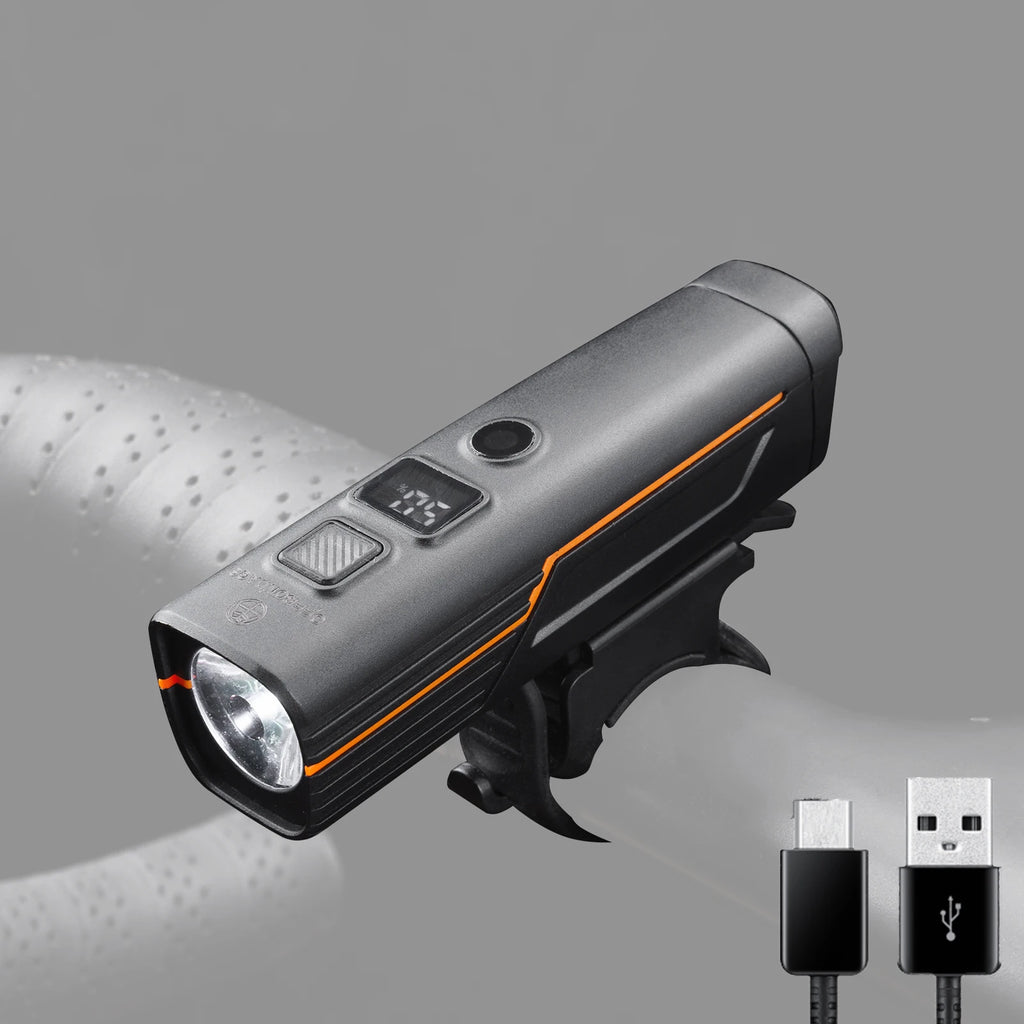Bicycle Light Waterproof Bike Lamp Type-C Charging MTB Road Cycling Headlights High Lightness Daytime Safety Night Illumination