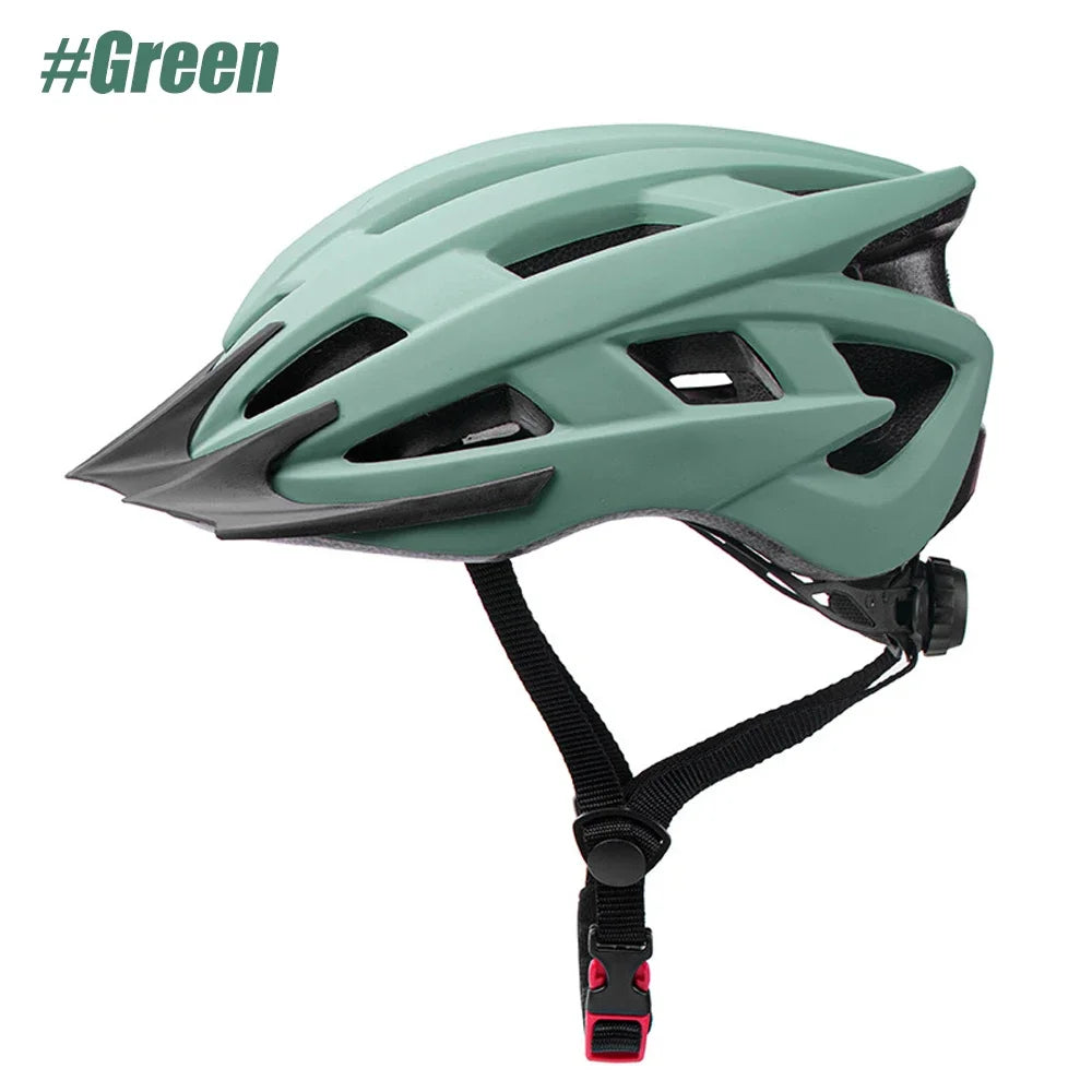 Bike Helmet for Adult Men Women with Suggested Fit 58-62cm, Lightweight with Adjustable Side and Chin Strap, Bike Accessories
