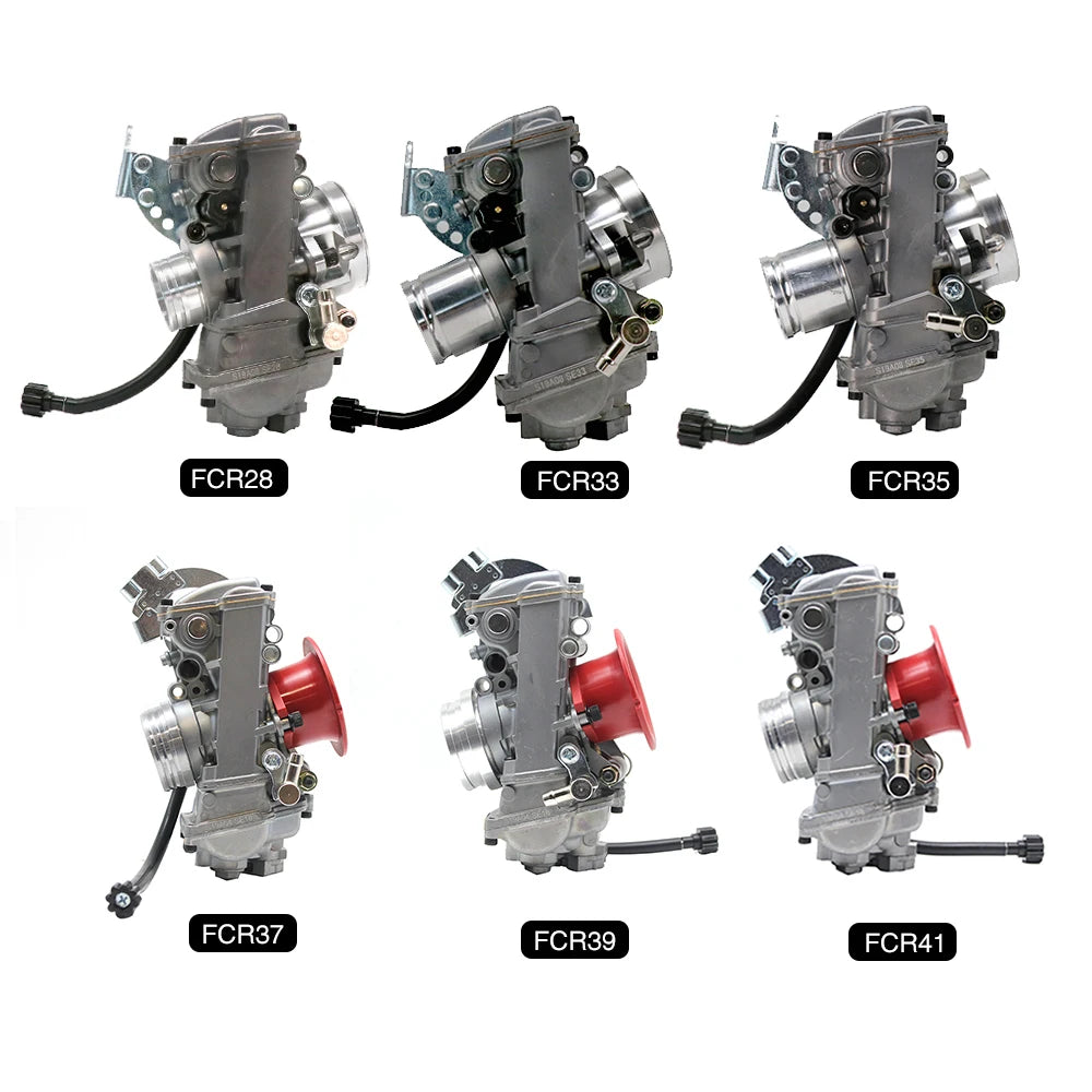 FCR 28-41mm Flat Slide Carburetor for 300cc-650cc ATV Quad, Dirt Bike & UTV