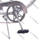 20 Inch Silver Retro Lowrider Cruiser Bicycle – Stylish Outdoor Leisure Riding Cycle