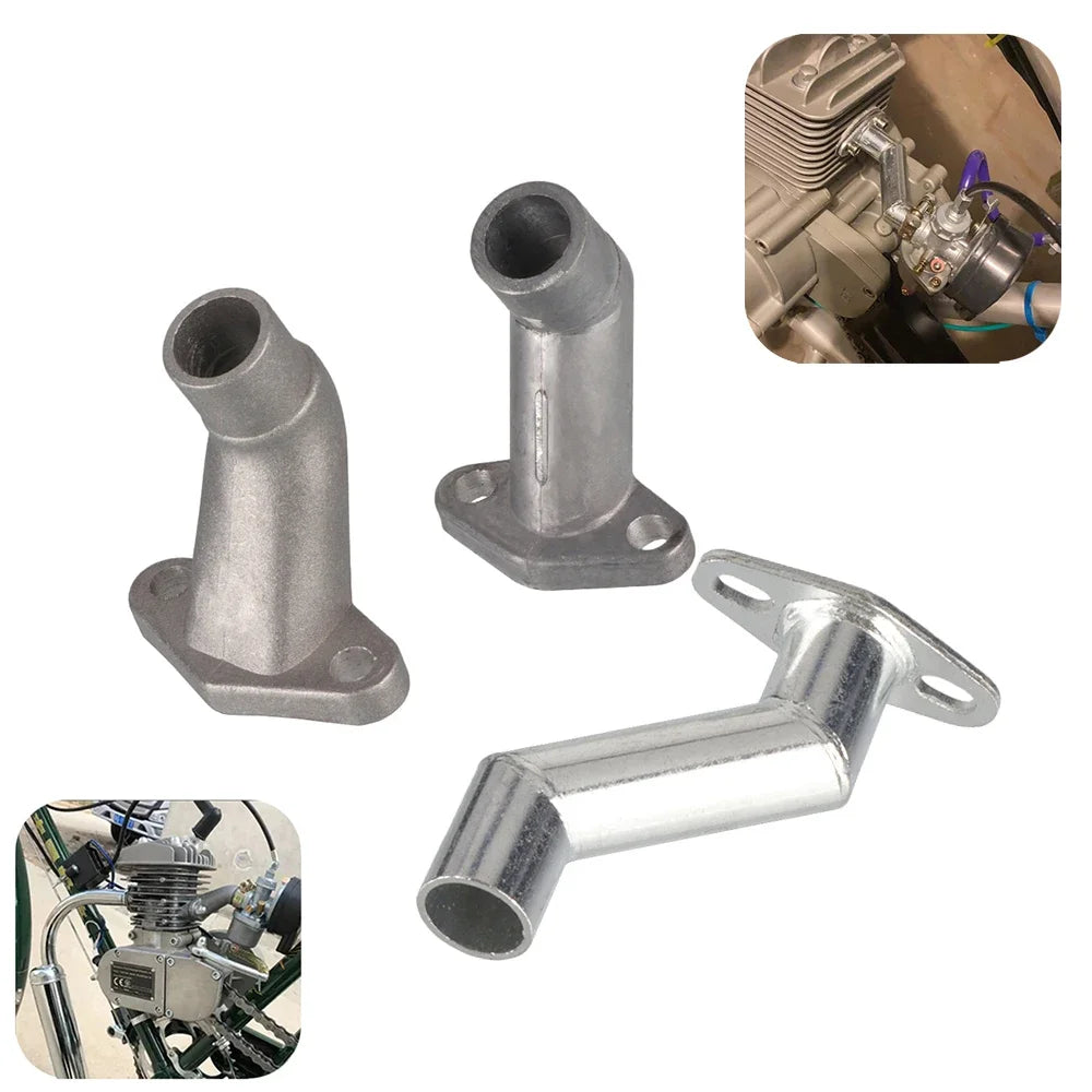 32mm/40mm Carburetor Intake Manifold W/Gasket For 49cc 60cc 66cc 80cc 2-Stroke Engine Motor Motorized Bicycle Bike Parts