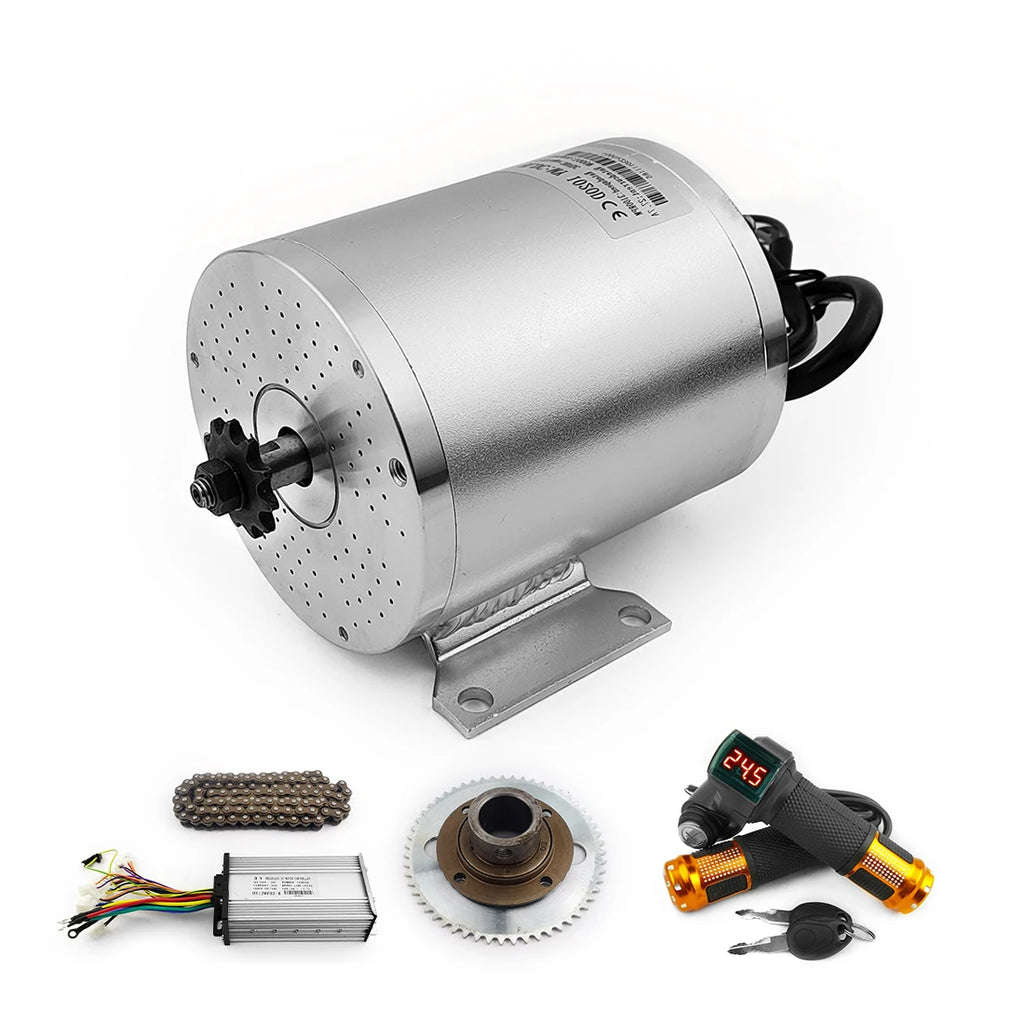 1000W 1800W 3000w Child Electric Bike Scooters Go-Karts Brushless Motor With Pedal Controller Conversion Kits