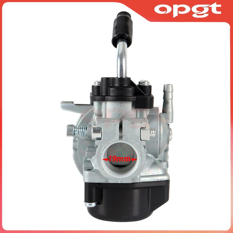 49cc 19mm Performance Carburetor with Air Filter for 2-Stroke 49cc–80cc Mini Pocket Bike