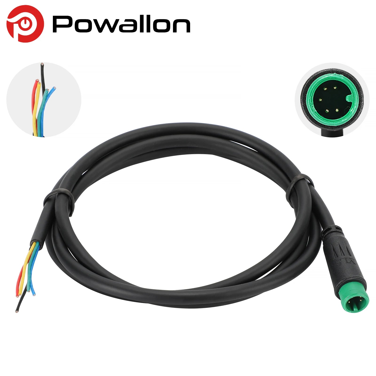 M8 Male Female Extension Cable for BAFANG E-Bike Motor | 2/3/4/5 Pin Conversion Connector Cable 60cm 90cm Ebike Accessories