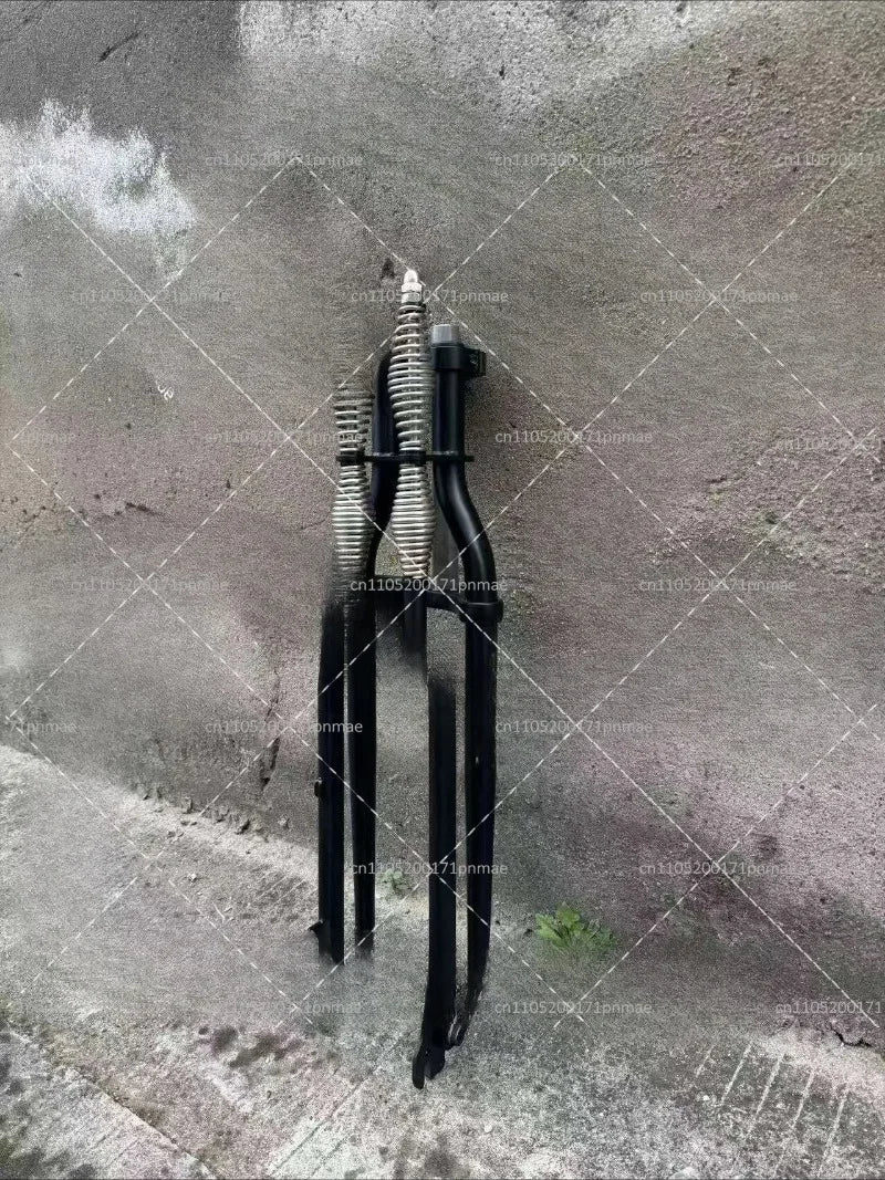 20 24 26 29 Inch Bicycle Front Fork, Low Rider Dual Spring Retro Disc Brake