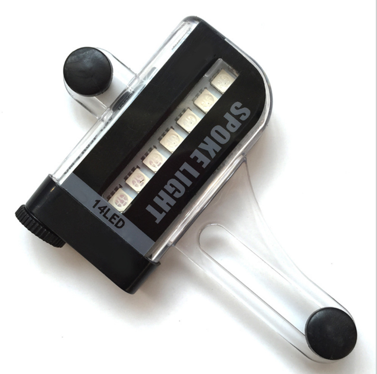 14LED Colorful Steel Wire Light for Bicycle Rims