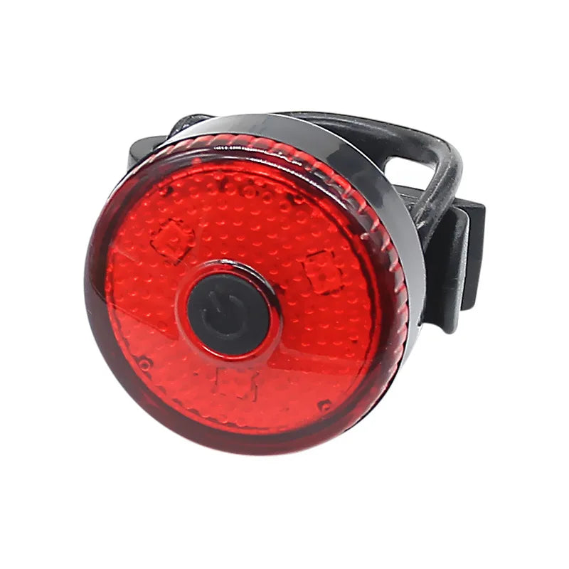 Bicycle Tail Lamp Headlight Waterproof LED Warning Light Mountain Bike Luminous Night Riding Rear Bike Lights Pet Safety Lights