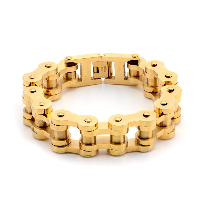 Thick 316L Titanium Steel Bicycle Chain for Men