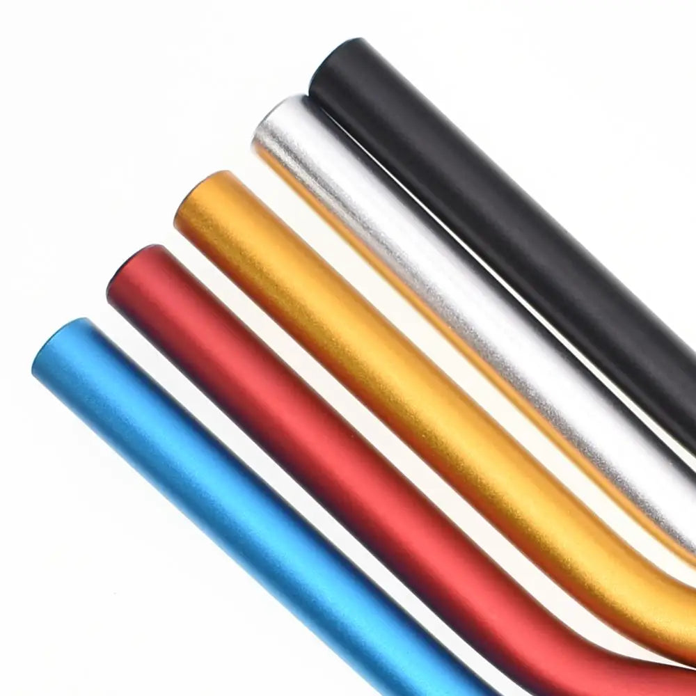 25.4*520*30mm Bicycle Handlebar Aluminum Alloy Bike Riser Bar Ultra Light MTB Bike Horizontal Bent Handlebar Steering Wheel