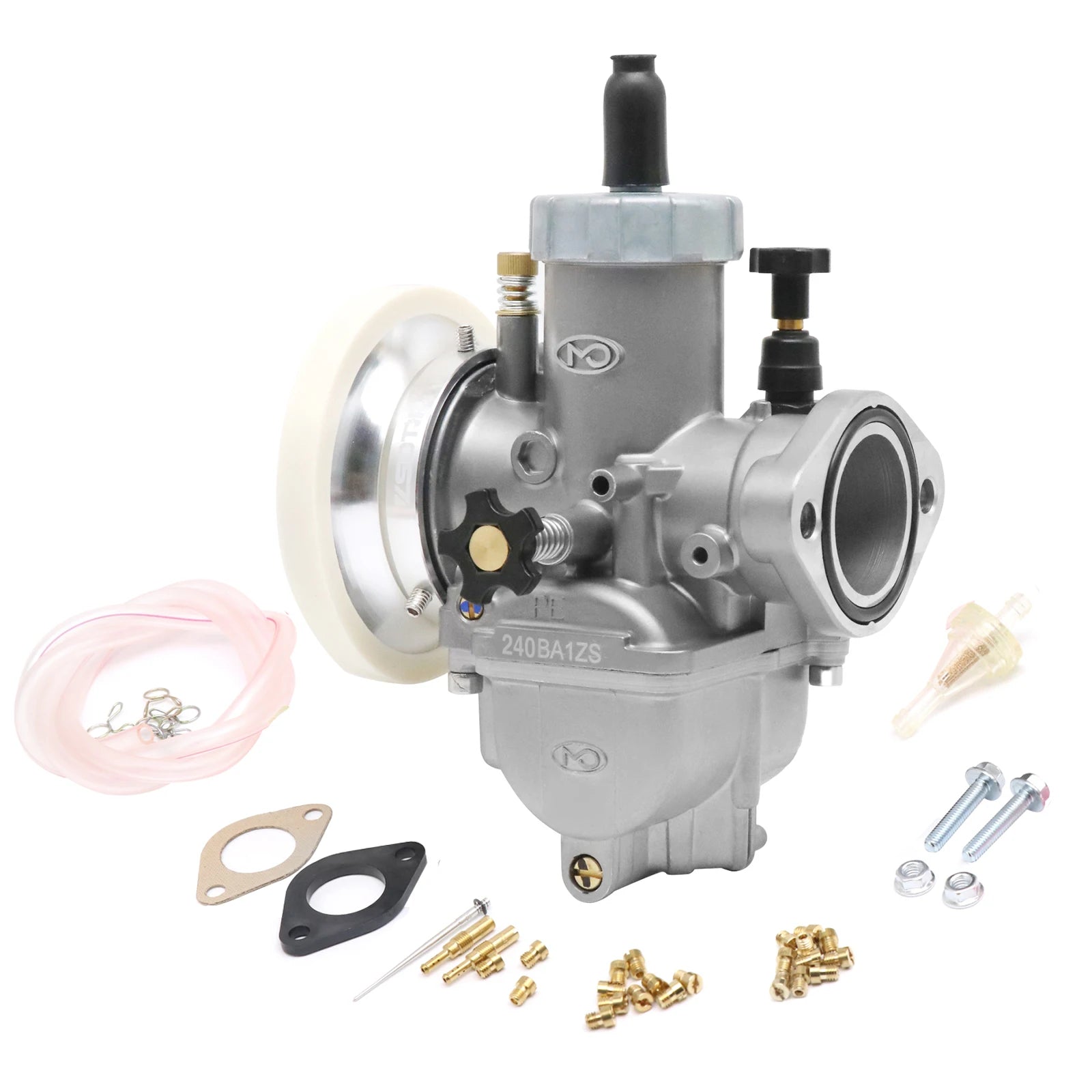 PE17-PE28 Flange Carburetor with Power Jet for 50cc-250cc Racing Motorcycle & Dirt Bike