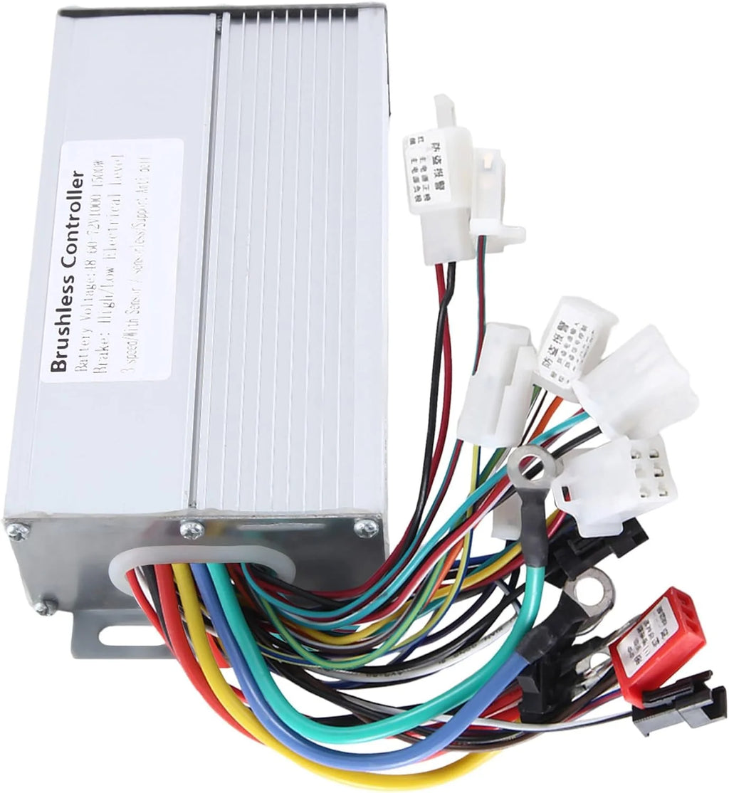 48V 60V 64V 72V 1000W 1500W Electric Controller 12 Tube Dual Mode Brushless Controller Speed Motor for  Scooter Scooter E-Bike