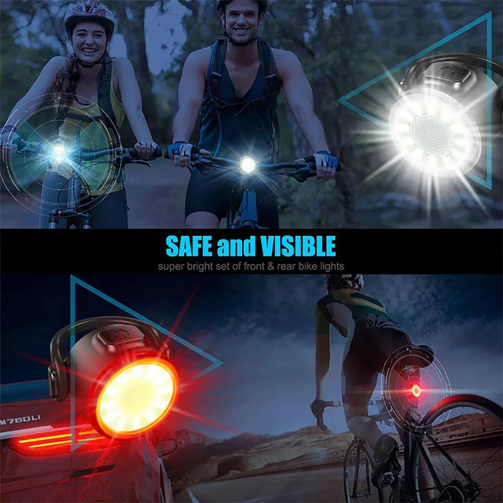 Bicycle Taillights Waterproof MTB Bike Lamp Battery Powered Warning Cycling Tail Light LED Headlight Rear Lamp