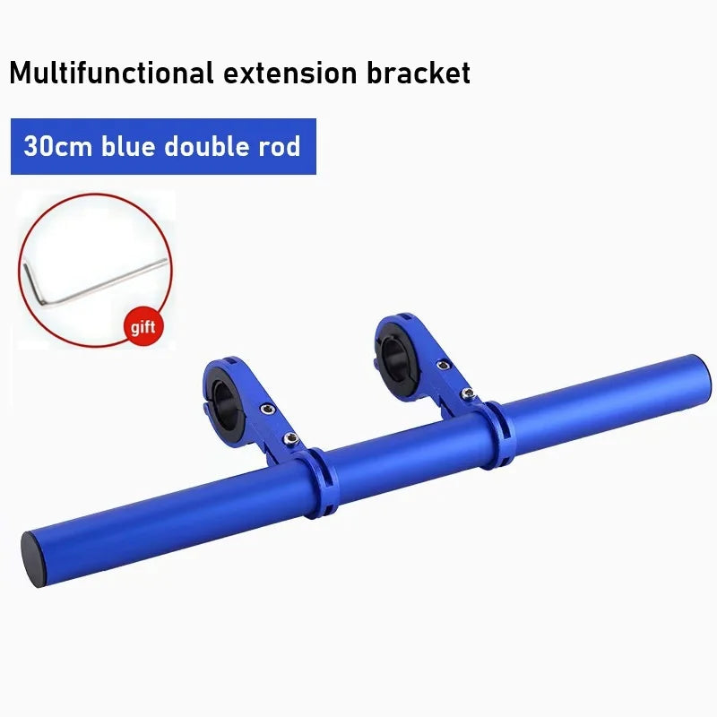 10/20/30cm Motorcycle Handlebar Extender Bracket Bike Bicycle Scooter Parts Mobile Phone Holder Support Headlight Mount Stand