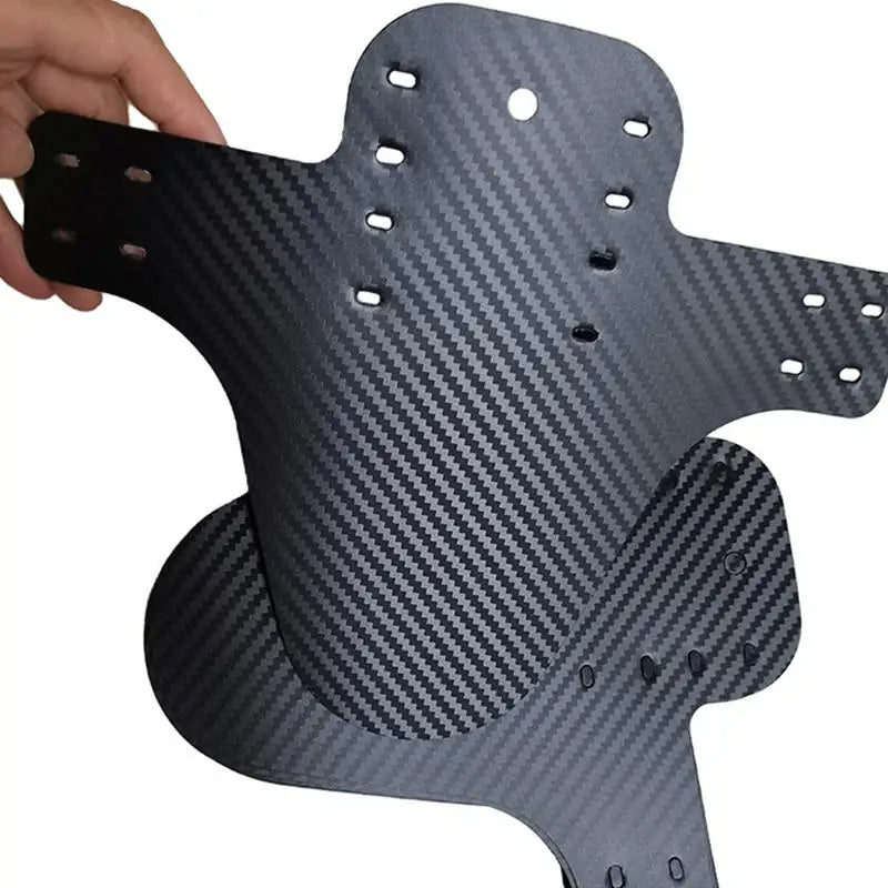 Bicycle Mountain Carbon Pattern Bike Mud Guard For Front Rear Wheel Mudguard Ultralight Cycling