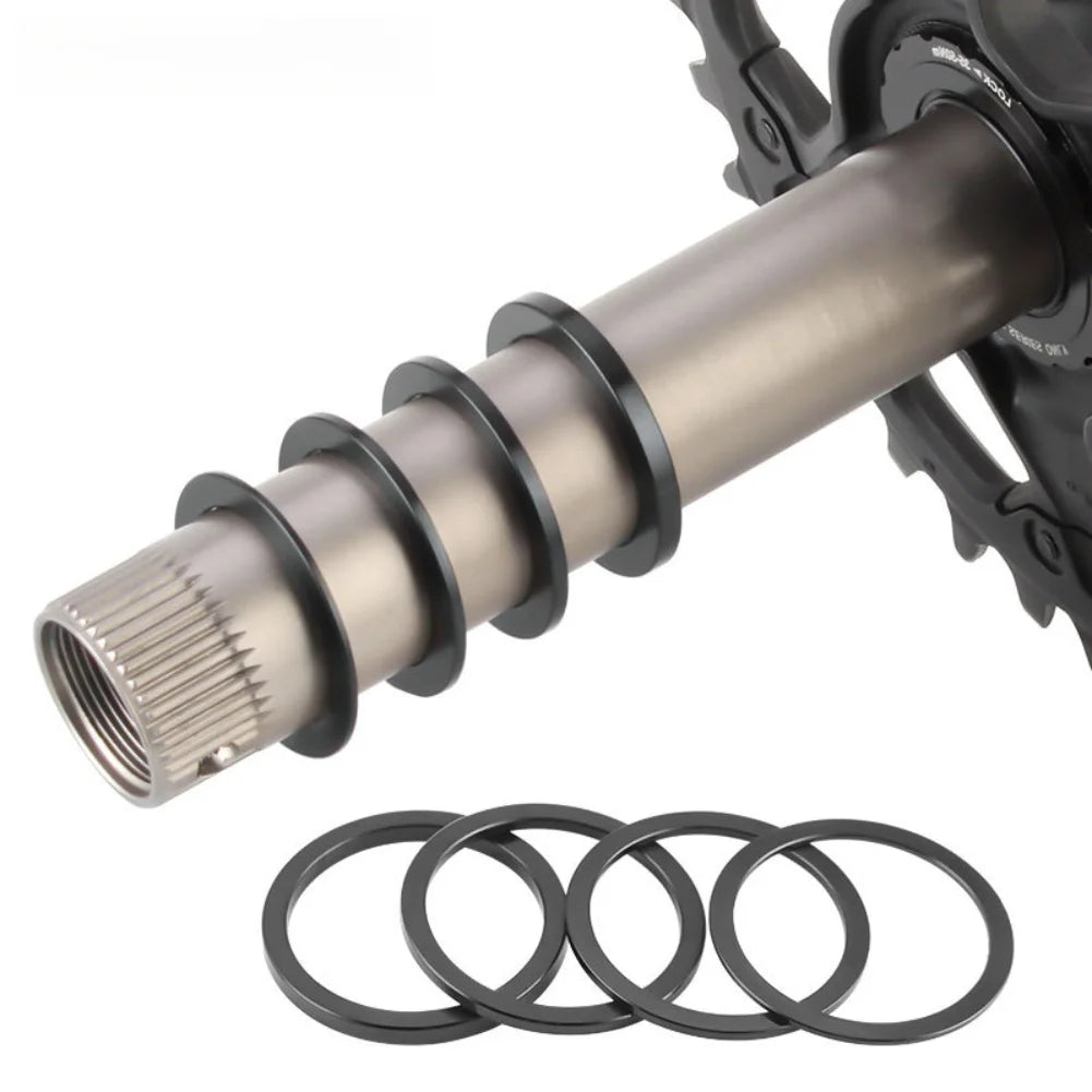 Bicycle Bottom Bracket Crank Washer 24/30mm BB86 91 PF30 BB30 Aluminum Alloy Integrated Hollow Crankshaft Gasket Bike Parts