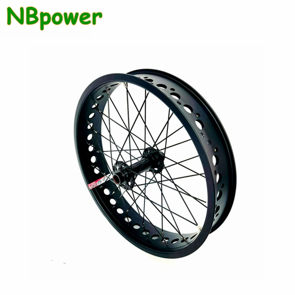 20" 24" 26" Fat Bike Front Wheel Electric Snow Bike Front Wheel Matching Fat Bike Rear Motor Wheel Ebike Conversion Kits