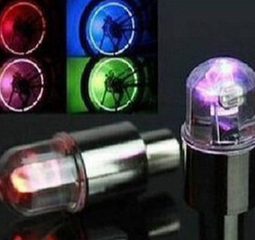 Colorful Valve Lights for Bicycles and Motorcycles