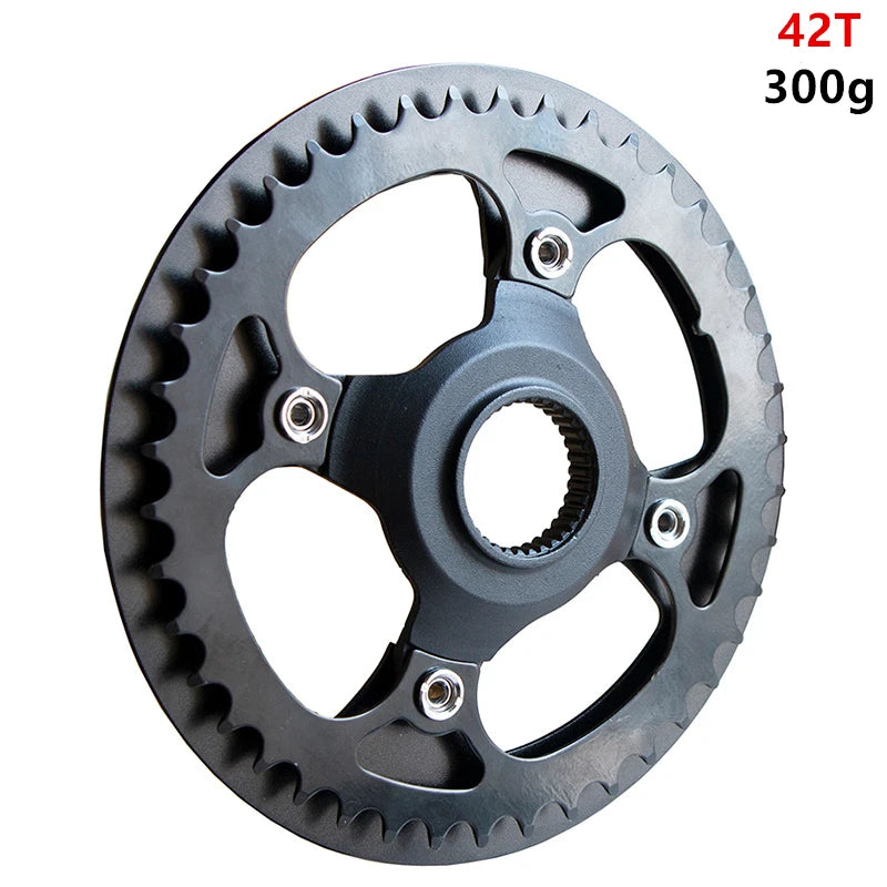 E-bike 42T Mid Motor Chainwheel For E8000 M500/G520 M510/G522 M600/G521 M620/G510 M420/G332 M615/M820 104BCD Conversion Base8FUN