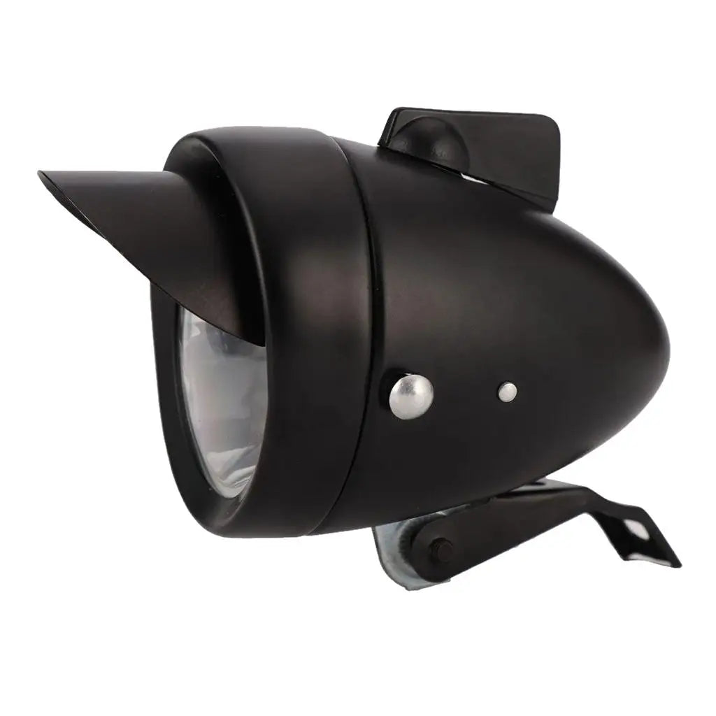 High Quality Metal Vintage Bicycle Headlamp LED Tricycle Bullet Lamp Road Bike Accessory for Cycling Safety