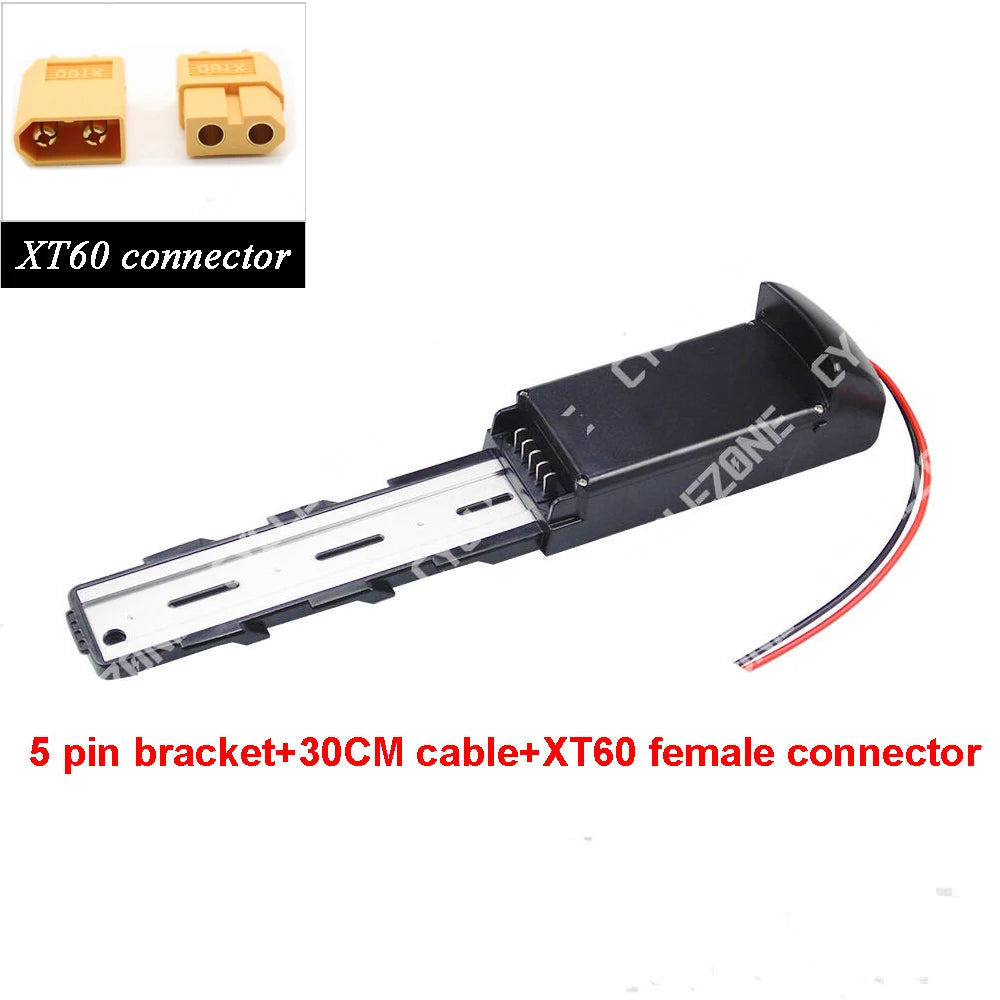 Ebike Battery 4 Pin Bracket 5 Pin Mounting Plate Rail for Onesport ONES3 Hitway Colorway Funhang EB-M1 Electric Bike