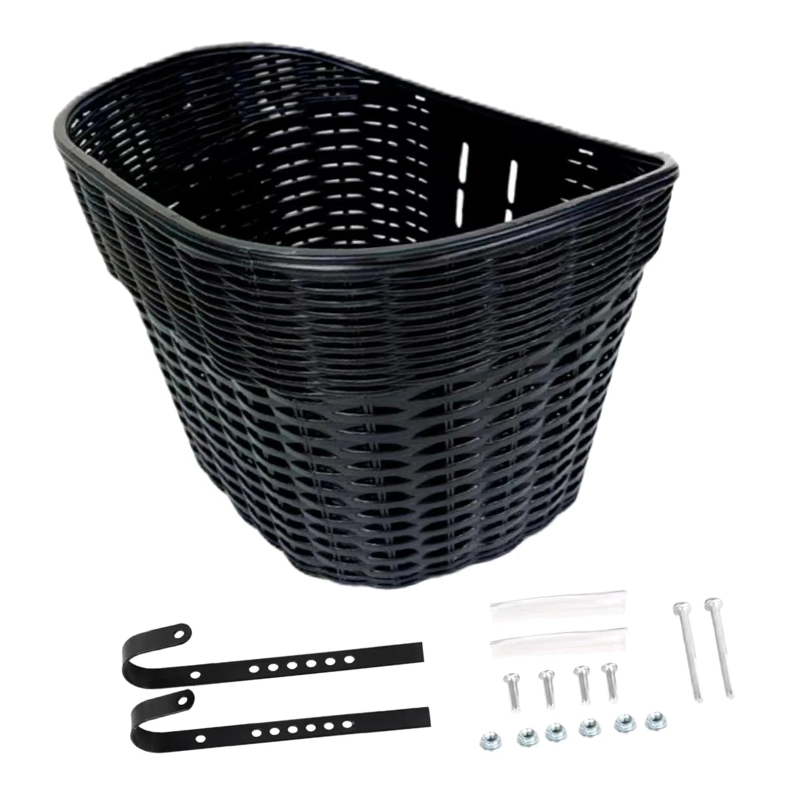 Bike Basket Front Portable Bicycle Storage Baskets Easy to Install Detachable Handlebar Basket for Adults Bicycle Accessories
