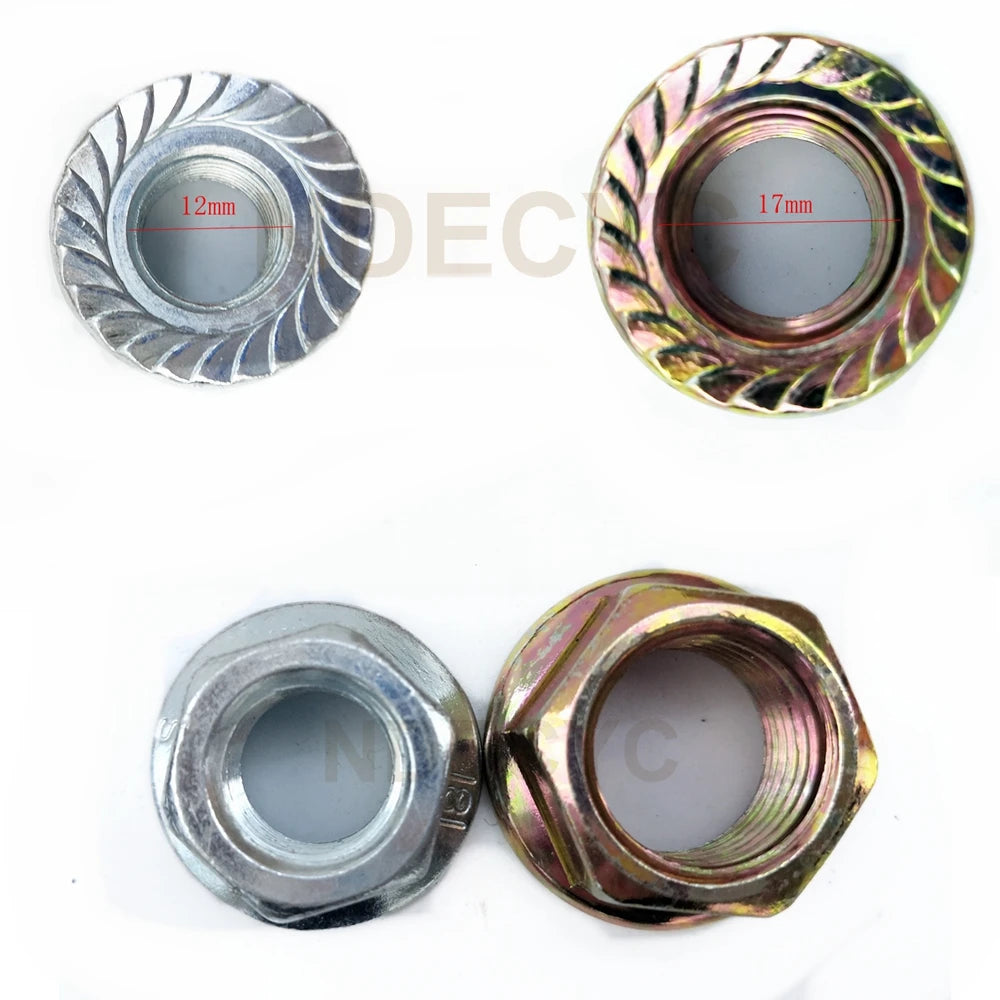12MM/14MM/16MM Electric bicycle E-bike Axle lock nut / lock washer /spacer /torque arm e-bike accessories