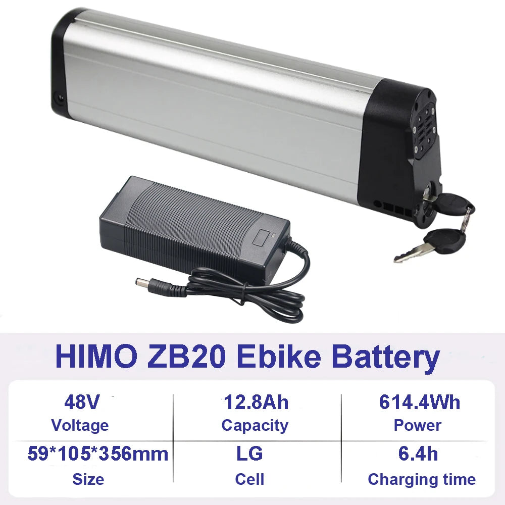 36V 10Ah 48V 10Ah Ebike Lithium Battery HIMO C20 C30 Z16 Z20 ZB20 Folding Electric Bike Bicycle Li-ion Battery