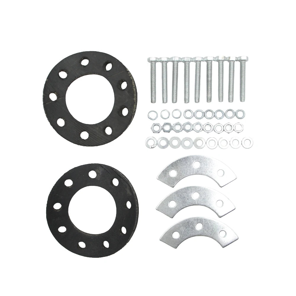 44T Rear Drive Sprocket Mount Pad Kit 415 Chain Fit 49cc 50cc 66cc 80cc Motorized Bicycle Engine Replacement Sprocket Set