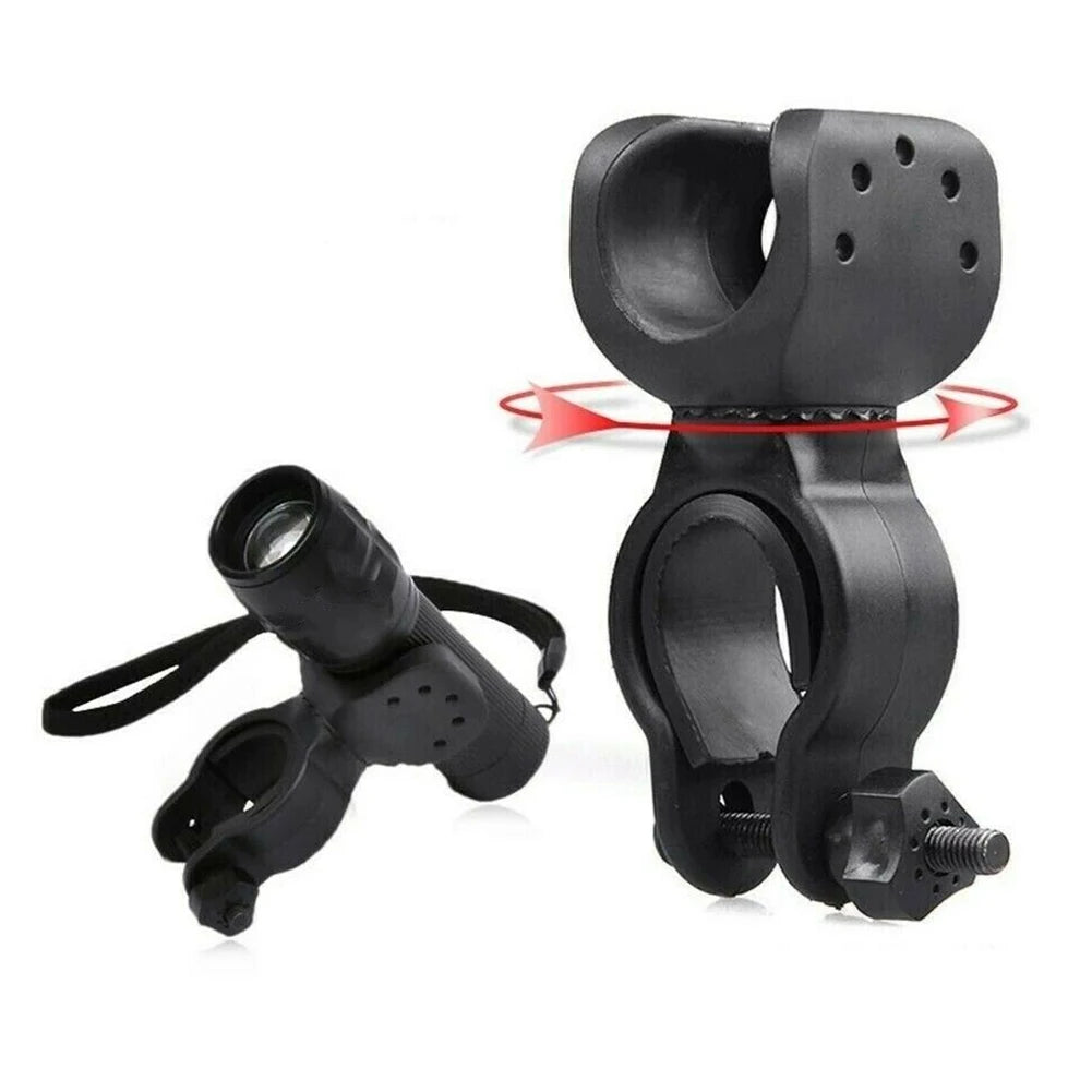 Easy 360 Rotation Bicycle Mount Road Bike Headlight Flash Light Torch Holder Mounting Bracket Headlamp Cycling Accessories