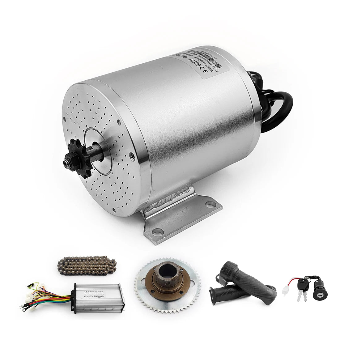 1000W 1800W 3000w Child Electric Bike Scooters Go-Karts Brushless Motor With Pedal Controller Conversion Kits