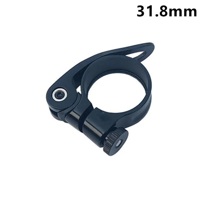 1Pcs Bike Seat Post Clamp 31.8mm 34.9mm Aluminum Alloy Seat Tube Clip Bicycle Quick Release Seatpost for Mountain Tube Bike