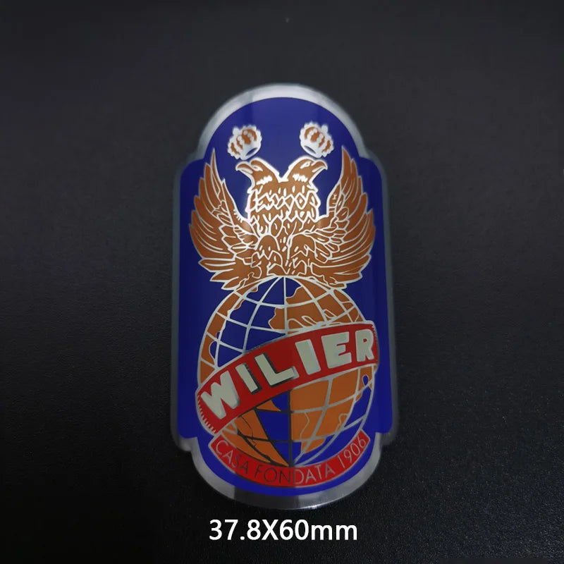 2x vintage classic Bike Head Badge Aluminum Decals Stickers For MTB BMX Folding Bicycle Frame Cycling Accessories emblem